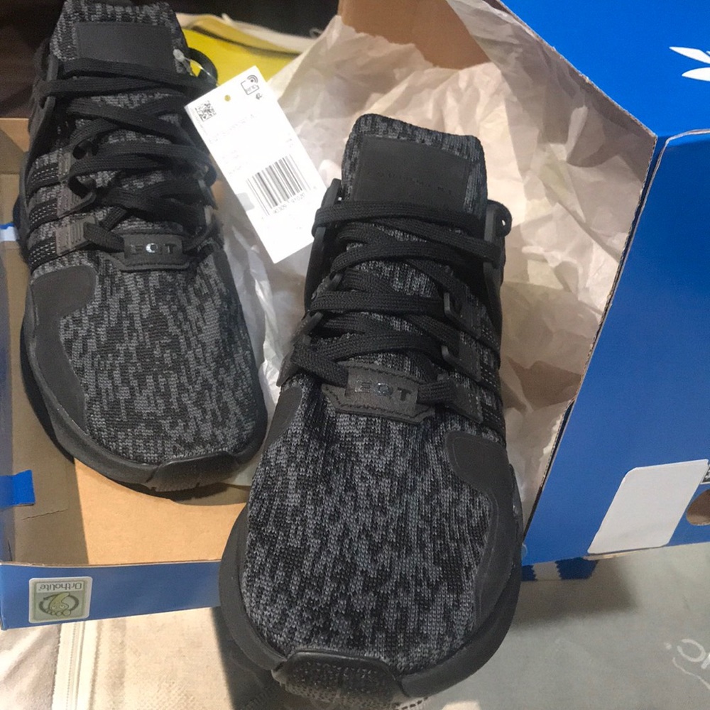 Gray New adidas EQT Adv j pk Support sz 6.5 7 8